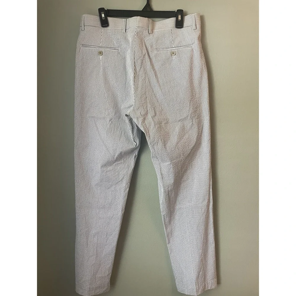 Britches by‎ Samtex Men's Seersucker Striped Pants Sz 34x32